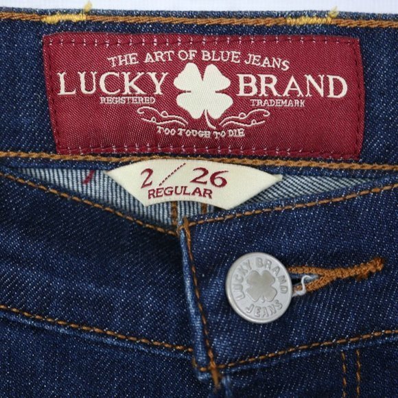 Lucky Brand Sofia Boot Jeans‎ Stretch Dark 2 26 Regular - Picture 4 of 9